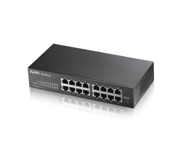 Zyxel 16p GS1100-16 (16x10/100/1000Mbit) - 358890 - zdjęcie 2